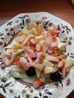 Una foto de Ensalada tropical