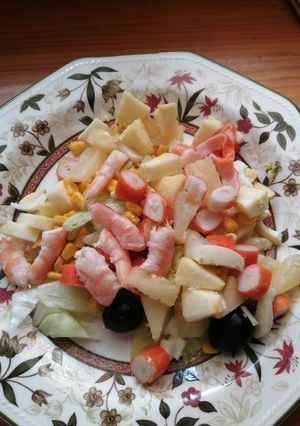Una foto de Ensalada tropical