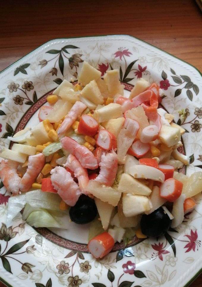Una foto de Ensalada tropical