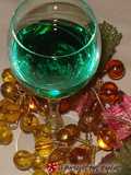 Liqueur with spearmint and mint