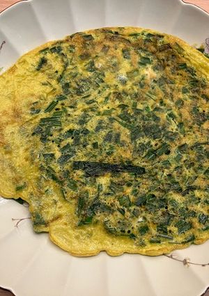 韭菜烘蛋 的食譜成品照片