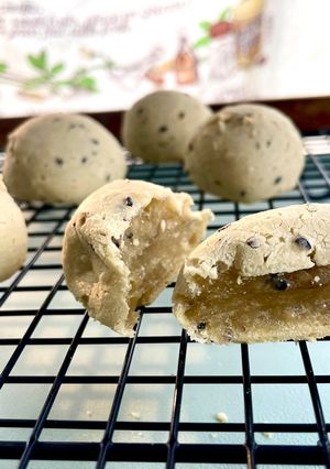 รูปของ Korean Mochi Bun งารวม🧈🌾🫘
