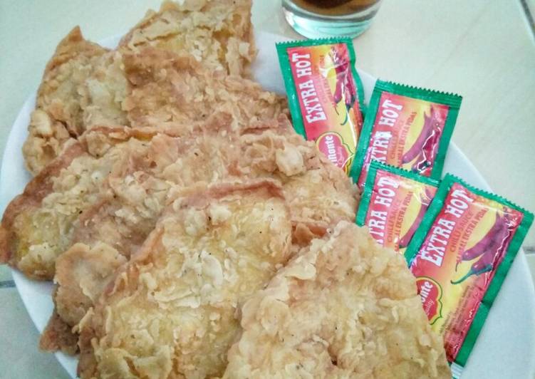 Rahasia Menyiapkan Telur Crispy / Kulit Ayam KFC kw Anti Ribet!