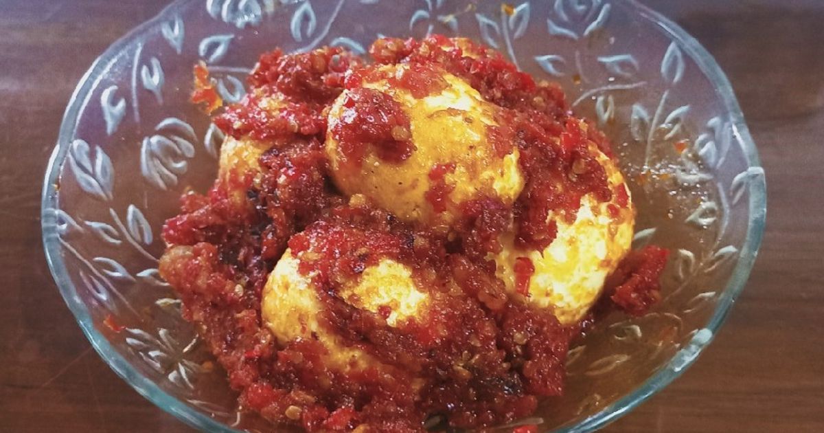 Telur Balado Masakan Minang