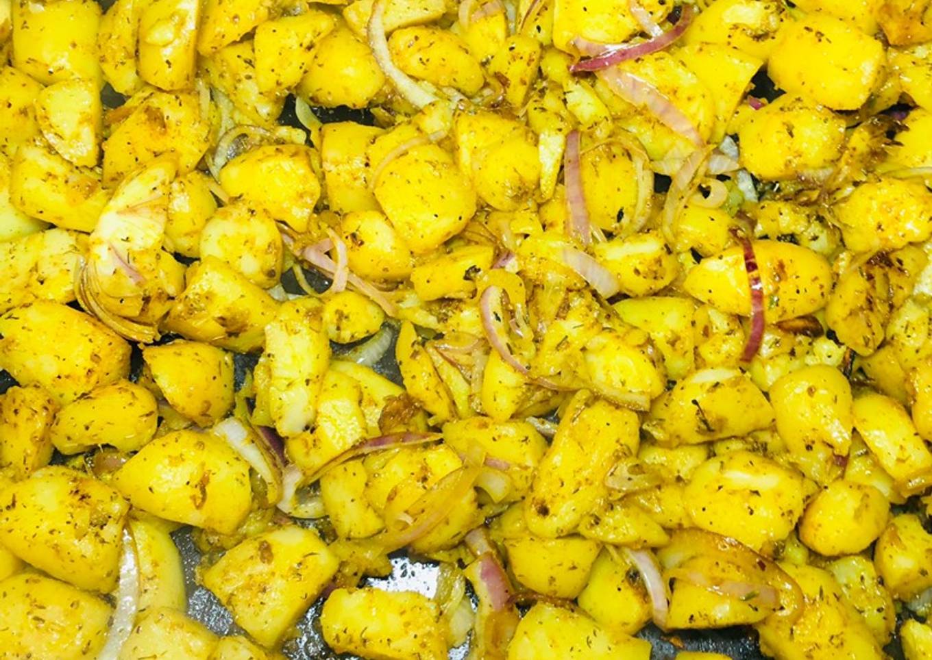 Pan grilled Irish potato🥔🍽