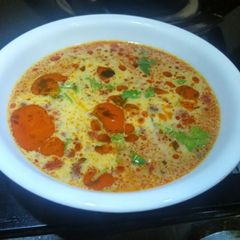 A picture of Peanut amti or Peanut curry (Shengdanyachi Aamti).