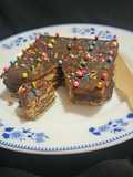 No Fire parle-G biscuit cake
