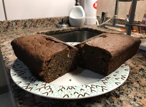 Una foto de Budín de banana y bagazo (sin gluten)
