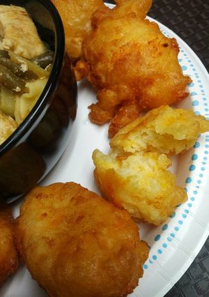 A picture of Potato Cheese Balls.