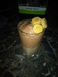 A picture of Vanilla chocolate banana ice cream.