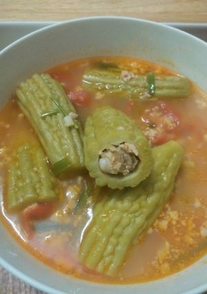 Hình của món Canh mướp đắng giải nhiệt mùa hè.