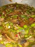 Sambel pete tempe semangit ikan asin pokak