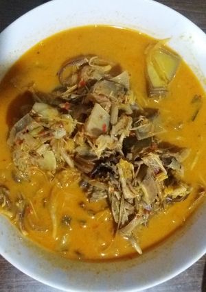 Foto resep Gulai jantung pisang pedas