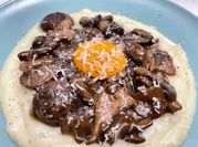 Una foto de champiñón shiitake
