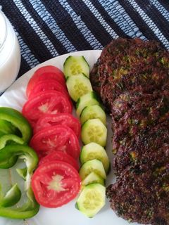 عکسی از دستور کوکوی اسفناج 😋🌺