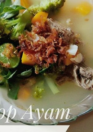 Foto resep Sup ayam kampung ala ibu
