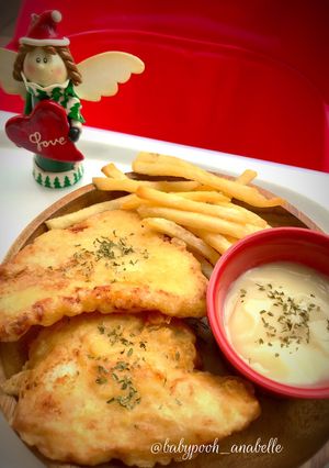 Foto resep Fish and Chips with Soda Water Batter