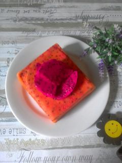 Foto resep Bolu kukus buah naga