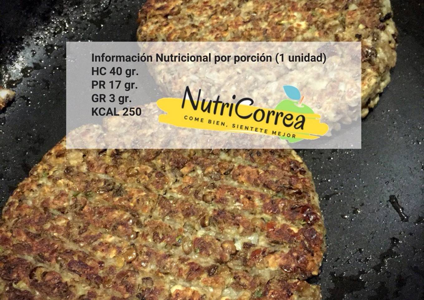 Hamburguesas de Lentejas y Avena