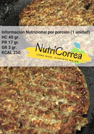 Una foto de Hamburguesas de Lentejas y Avena