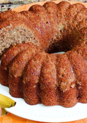 Foto de BOLO DE BANANA COM MAÇÃ E AVEIA | BOLO FIT | FÁCIL E DELICIOSO