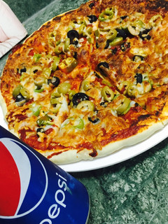 صورة لوصفة بيتزا بالخضار🍕