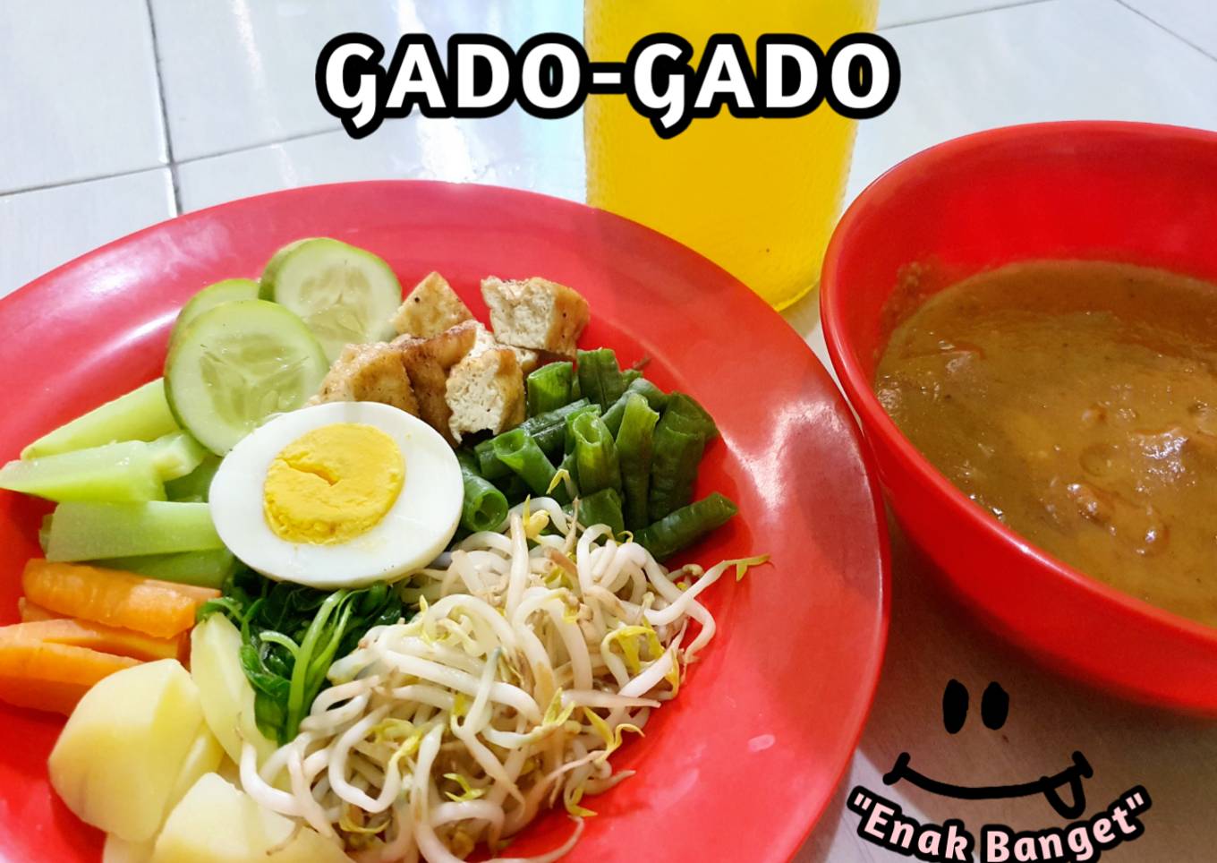 Gado-Gado dengan Bumbu instan