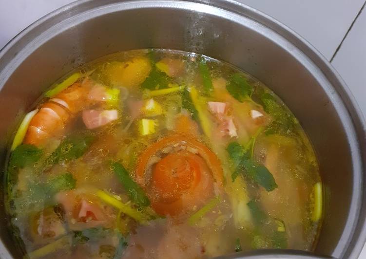 Langkah Mudah untuk Membuat Sup udang rimpangan anak, Bisa Manjain Lidah