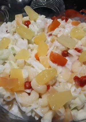 A picture of Russian salad.