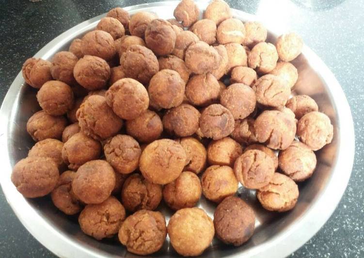 Recipe of Quick Jaggery balls of wheat