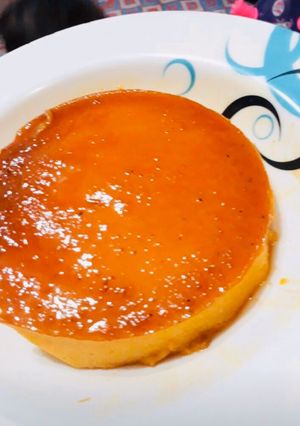 A picture of Egg custard pudding.