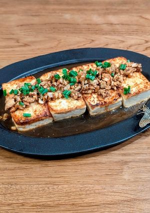 A picture of ★Tofu steak with nutty sauce  ★.