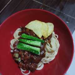 Jjangmyun mie hitam korea রেসিপির প্রধান ছবি
