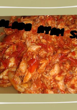 Foto resep Balado ayam suwir