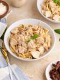 Creamy Chicken Pasta with Sun Dried Tomatoes