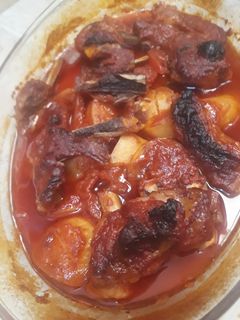 صورة لوصفة طاجين البطاطا الليبي
