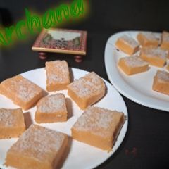 A picture of (chcolate coconut mango foudge).