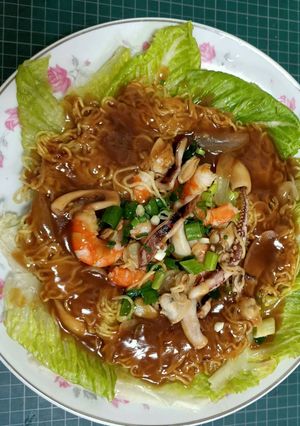 酥式上海炒麵 的食譜成品照片