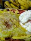 Banana Quente Com Sorvete