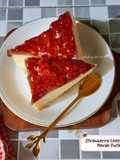 Strawberry Cheesecake (Roti Tawar, No Bake) edisi Merah Putih