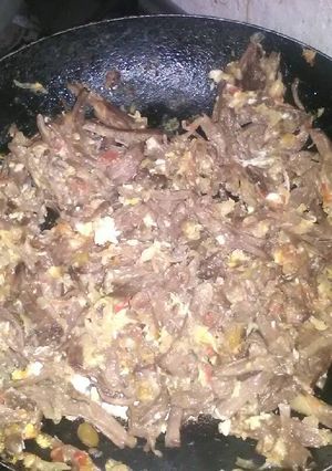 Una foto de Carne desmechada