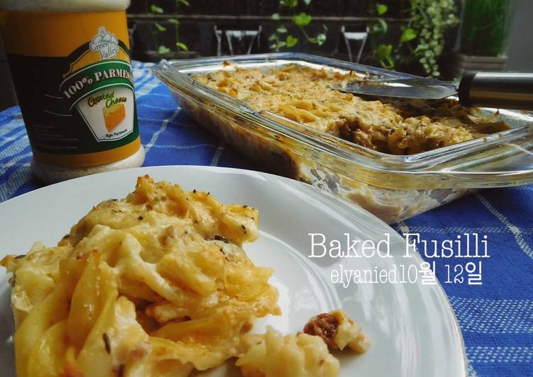 Resep Baked fusili Anti Gagal
