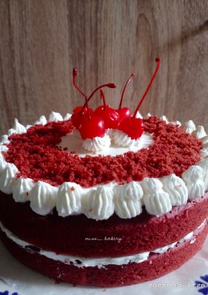Foto resep 61. Red velvet cake kukus