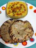 Healthy & Chatakedar Lili Dungli Ni Kadhi With Bajri Na Rotla