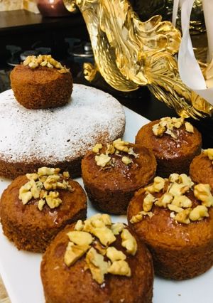 عکسی از دستور کیک فنجونی در فر