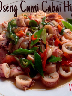 Foto resep Oseng Cumi Cabai Hijau