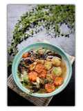 Sup Bening Baso Ikan dan sayuran