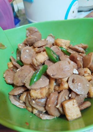 Foto resep Tumis bakso Dan tahu pedas