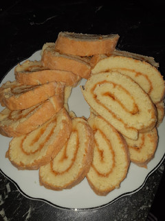 Piskótatekercs recept fotója