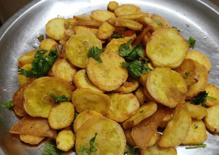 Crispy Masala Sweet potato fries